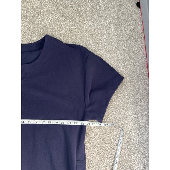 NWT Dudley Stephens Crescent Beach Cover Up Terry Cloth Resort Navy Blue Size XL - Picture 8 of 9